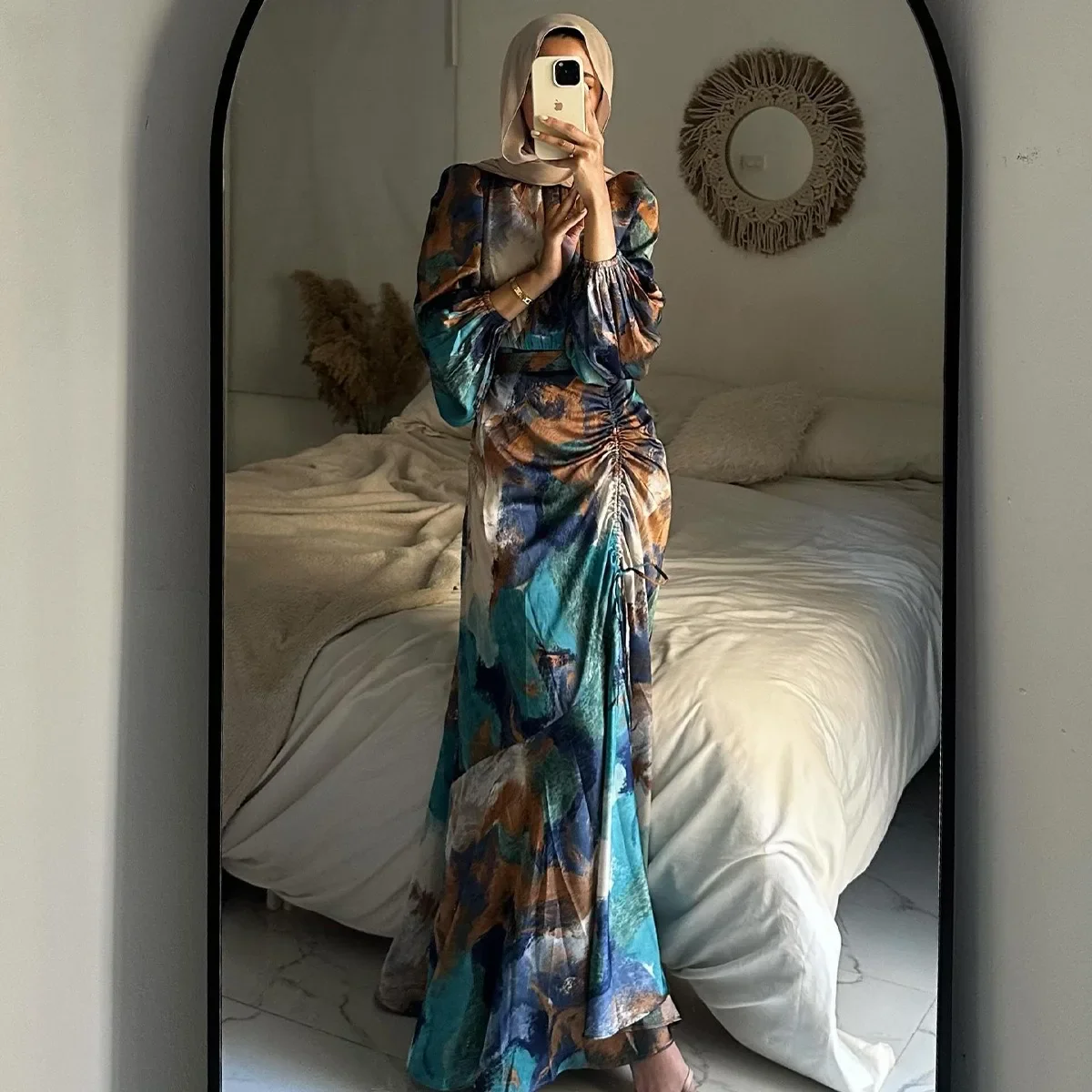 Divine Pleated Elegant Dress - Image 5