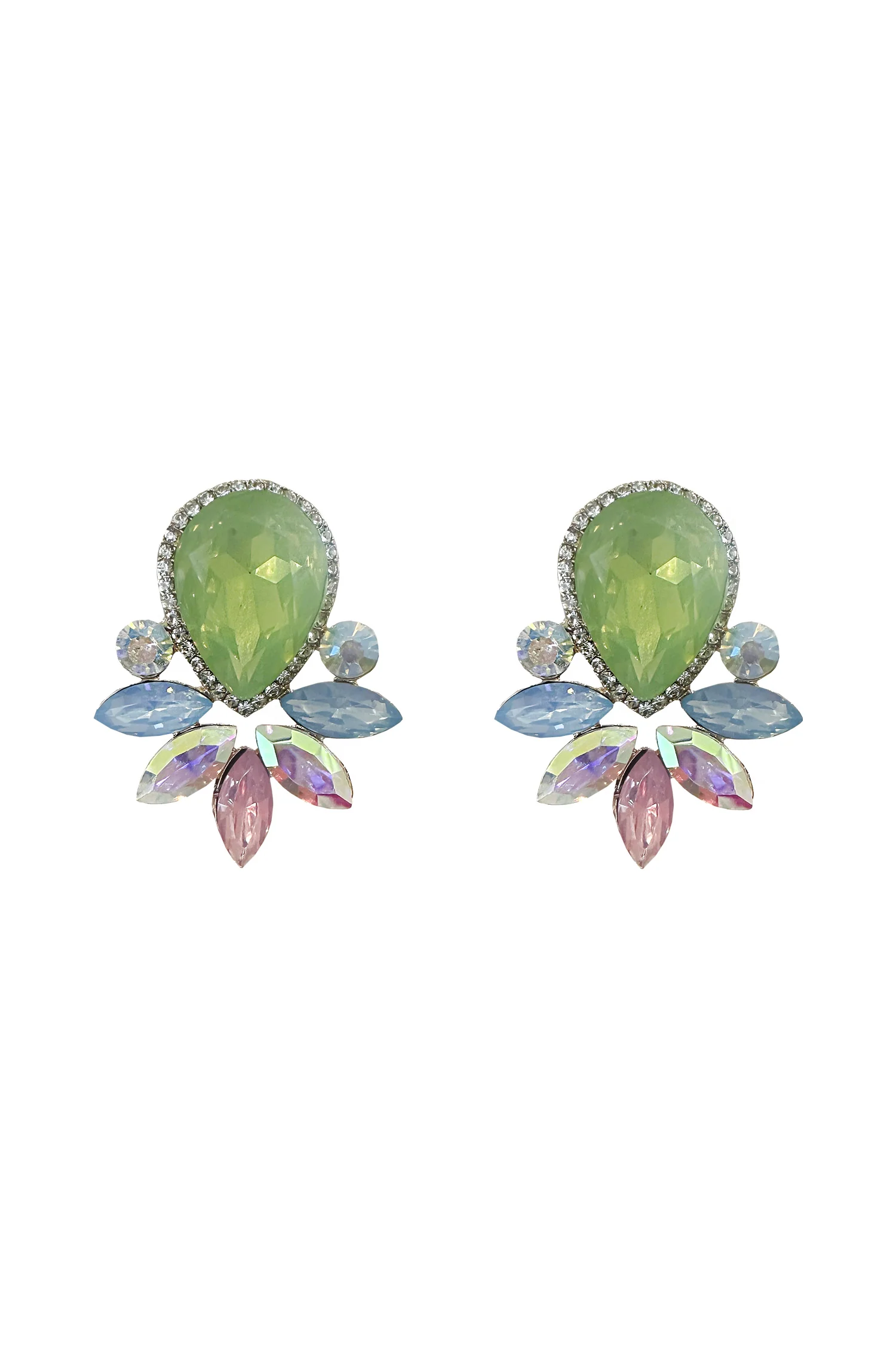 Amalia Multicoloured Drop Earrings - Image 4