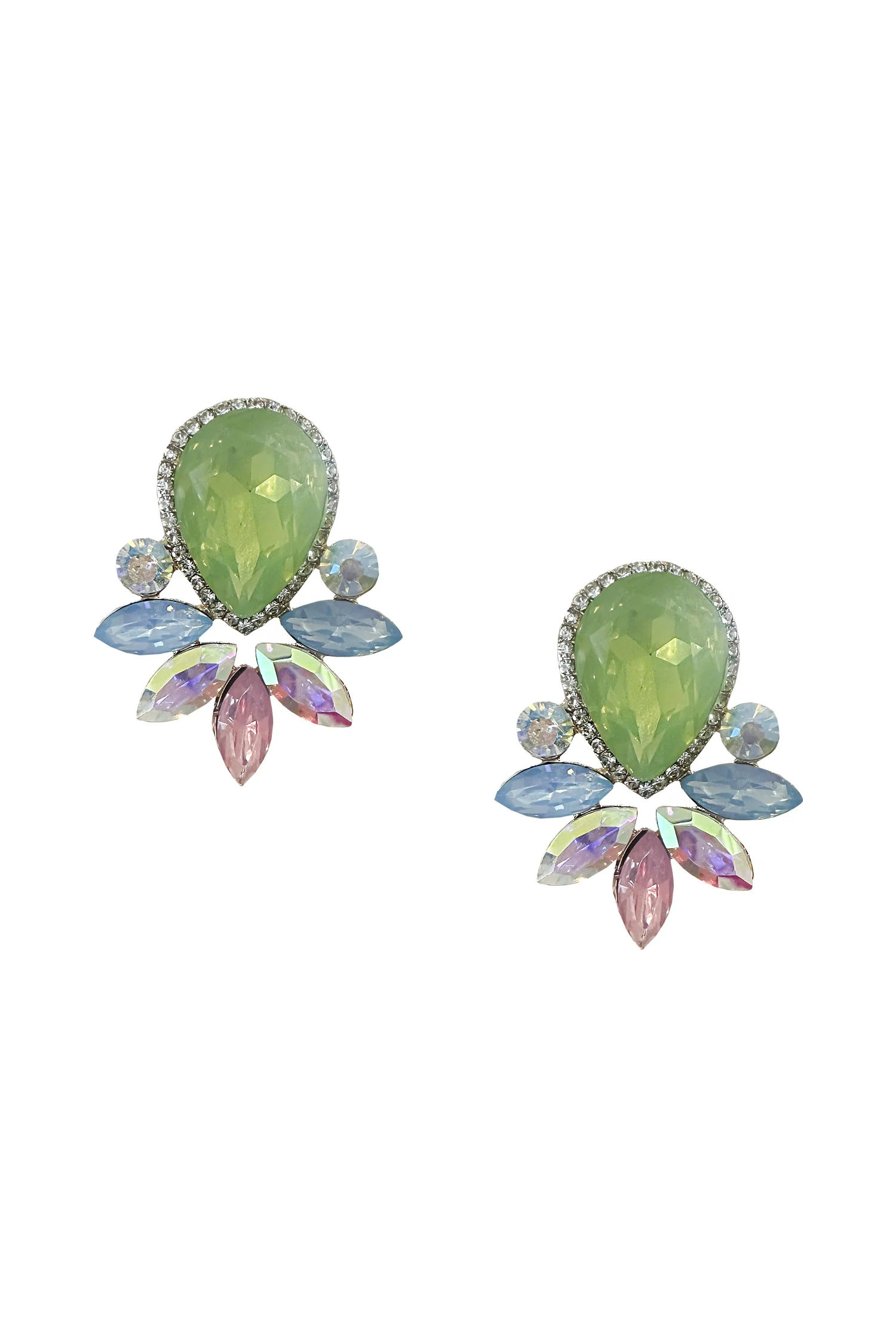Amalia Multicoloured Drop Earrings - Image 2