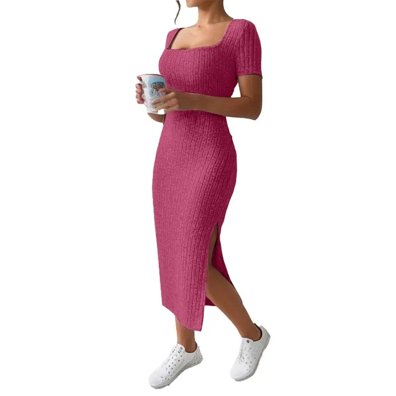 Versatile Knit HipHugging Dress - Image 15