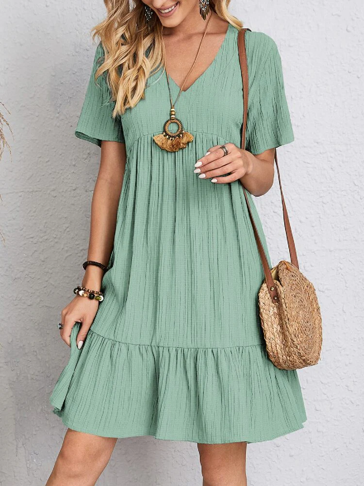 Seraphine V Neck Summer Dress - Image 5