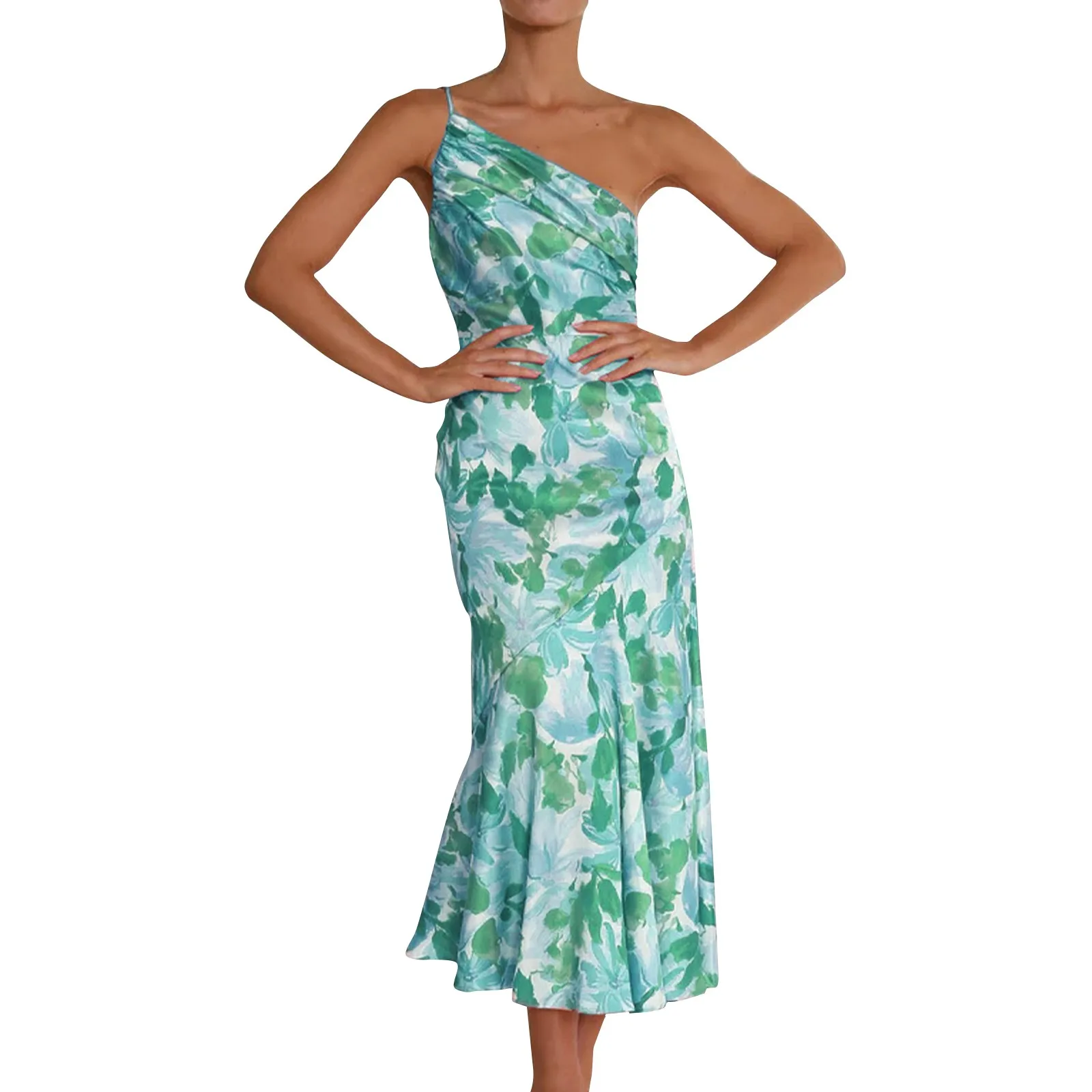Elegant Floral Summer Midi Dress - Image 11