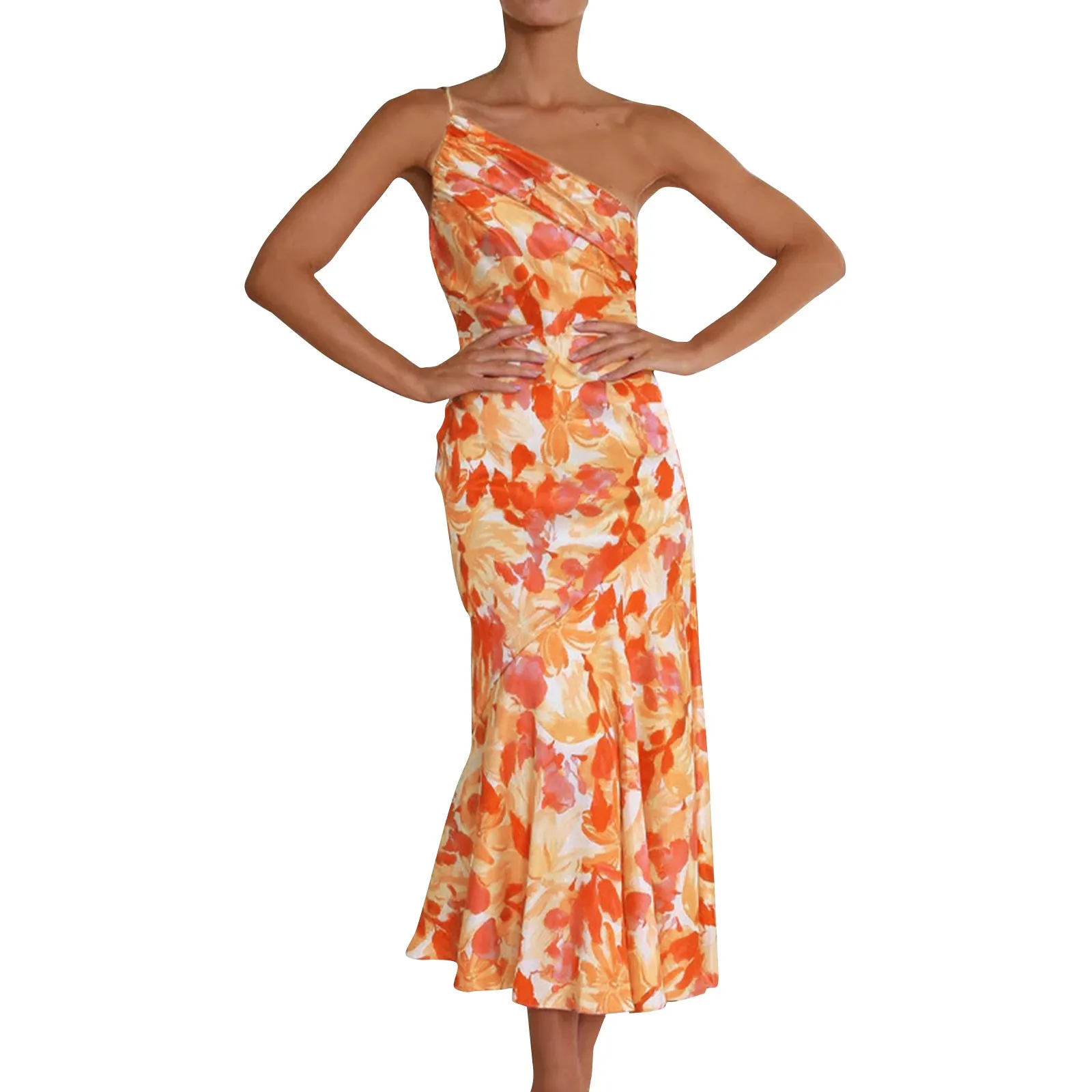 Elegant Floral Summer Midi Dress - Image 18