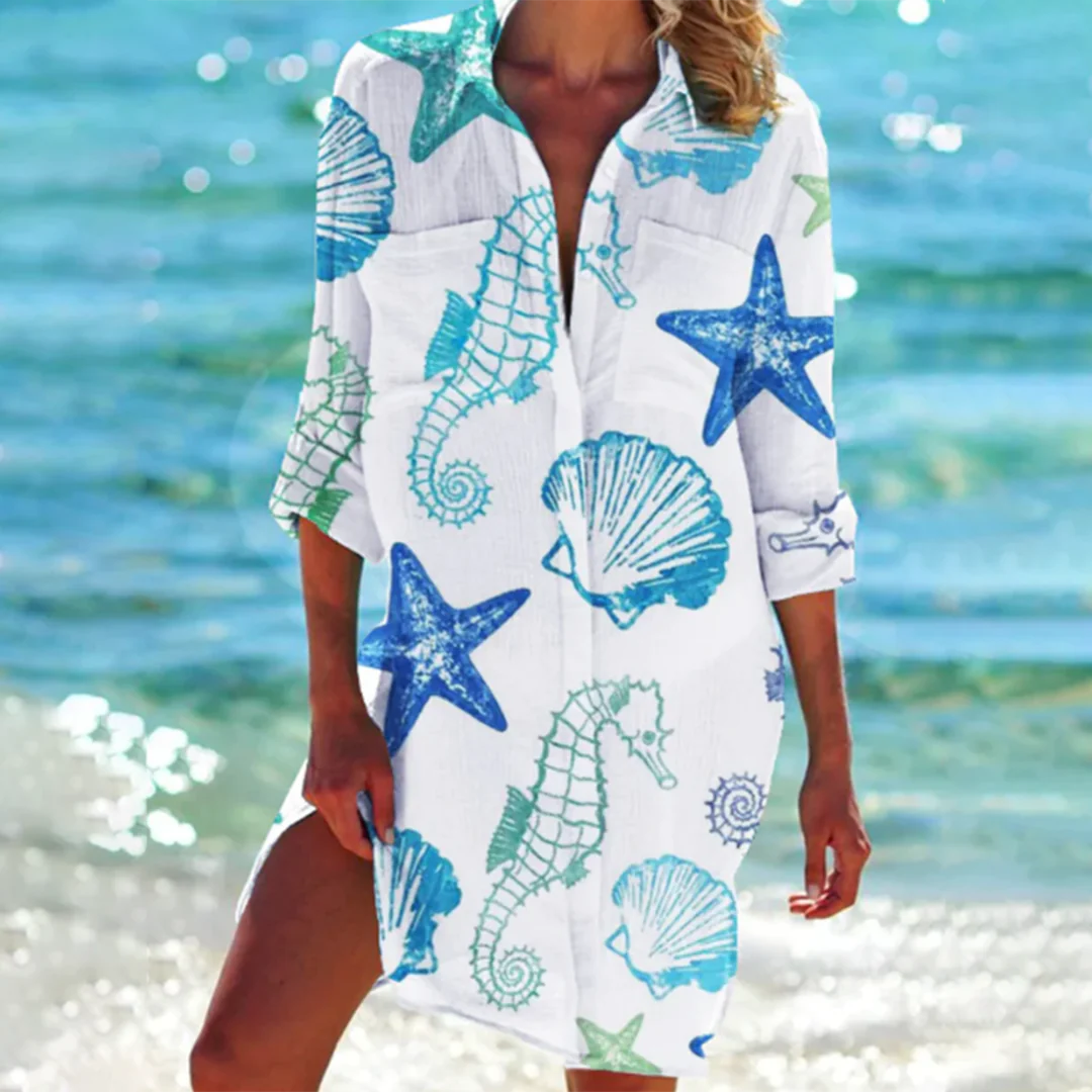 Solara Printed Summer Dress - Image 2