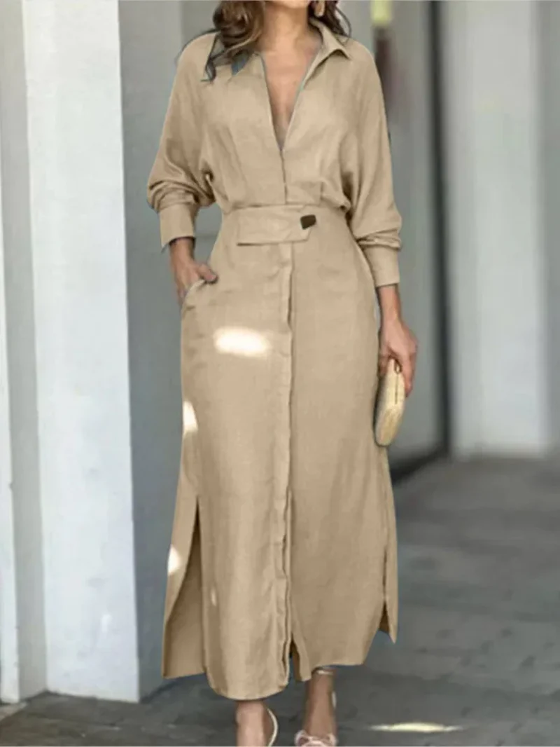 Harper Side Slit Dress - Image 8