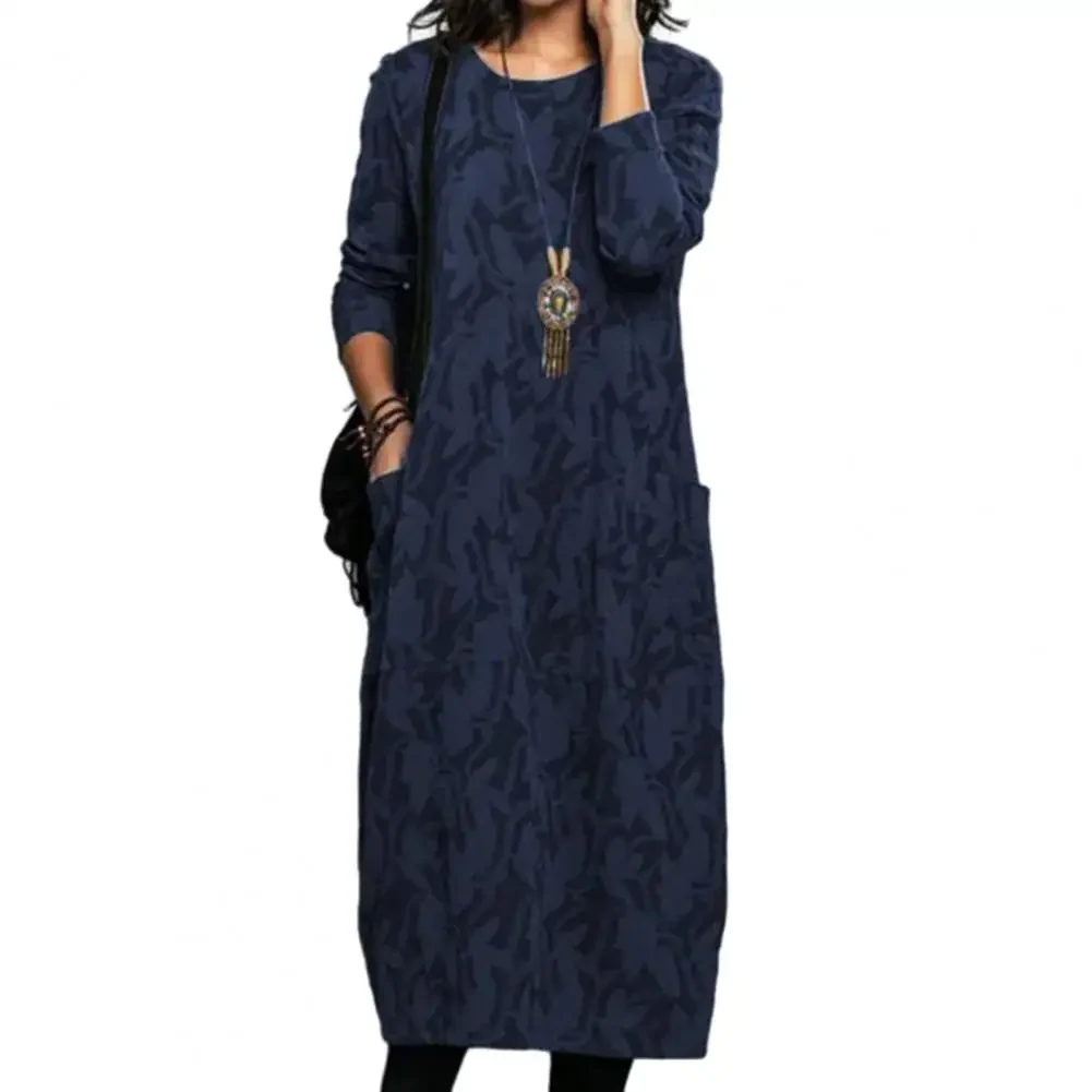 Diana Elegant Printer Winter Dress - Image 5
