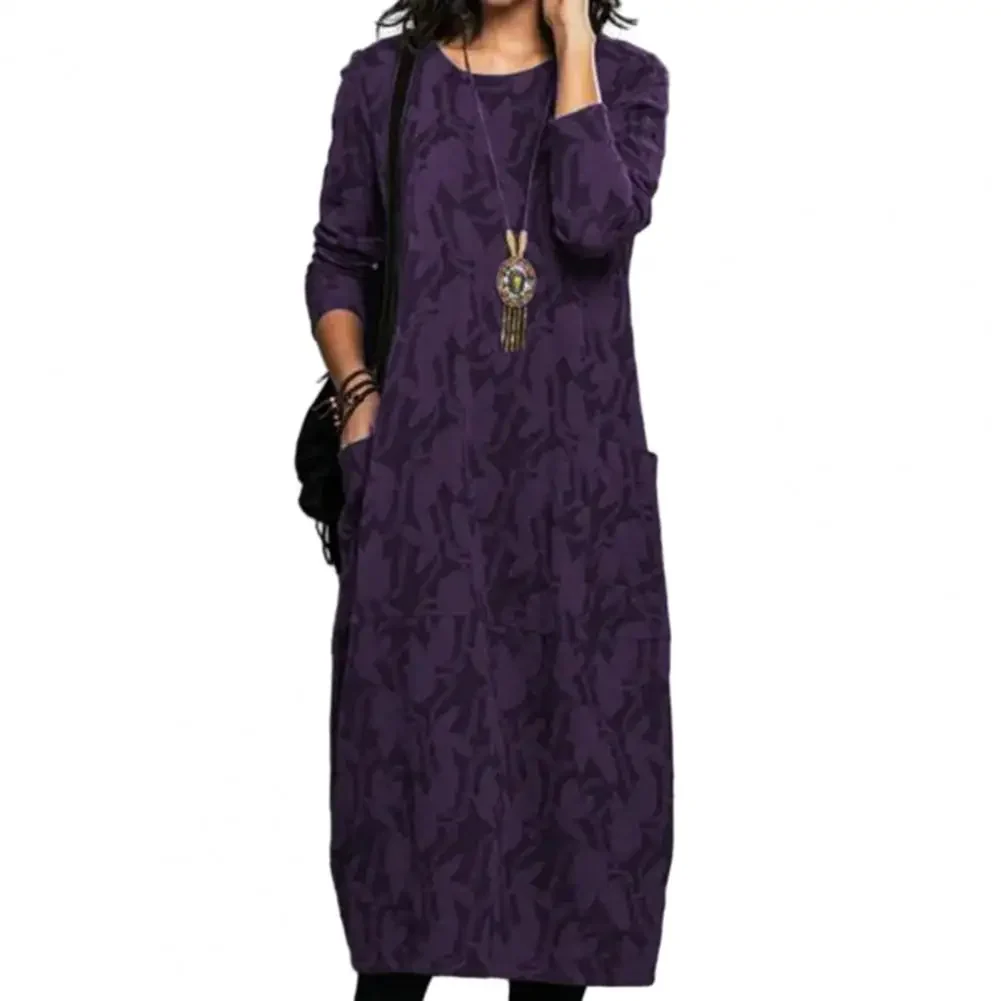 Diana Elegant Printer Winter Dress - Image 10