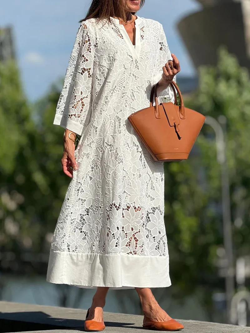 Miles Timeless Lace Dress - Image 4