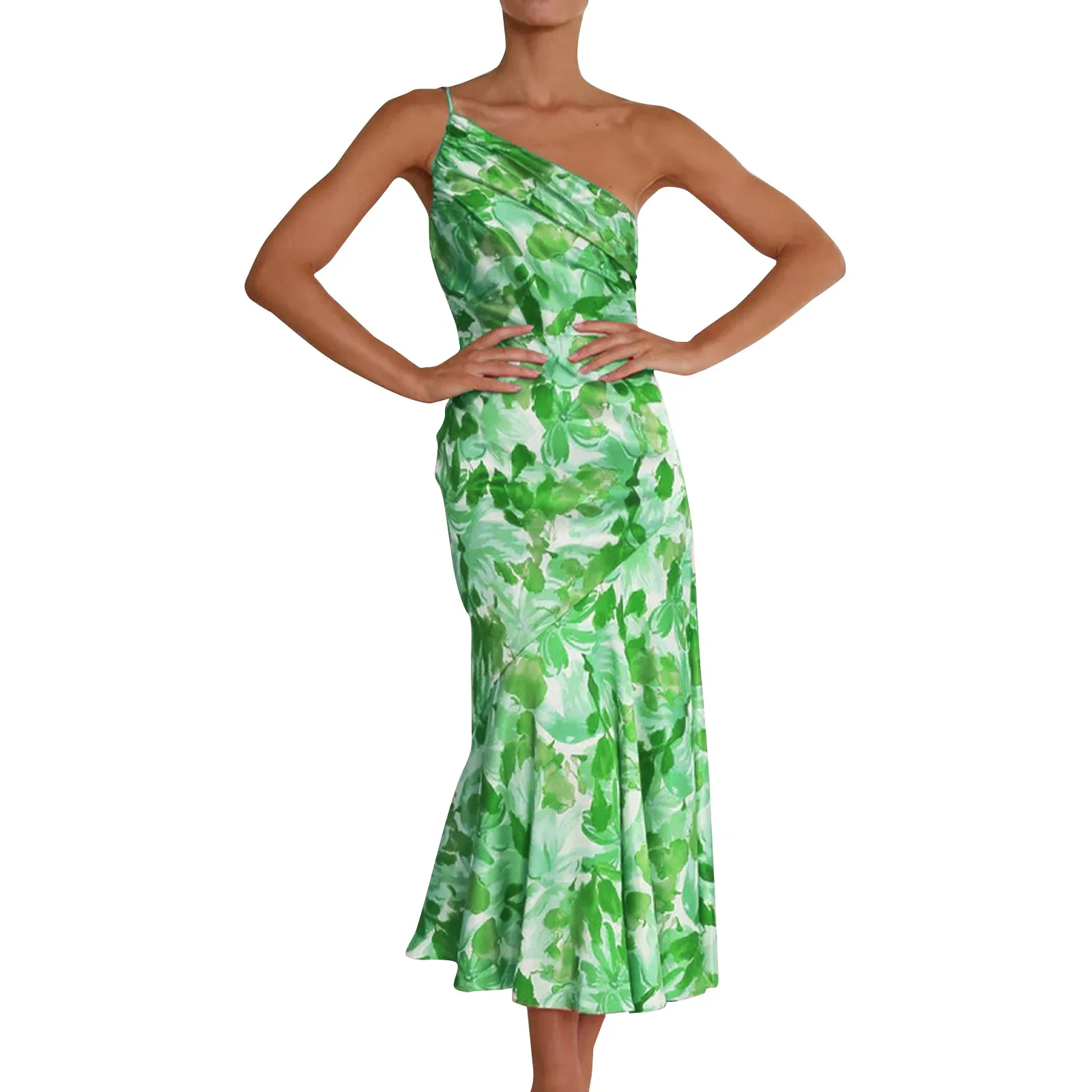 Elegant Floral Summer Midi Dress - Image 9