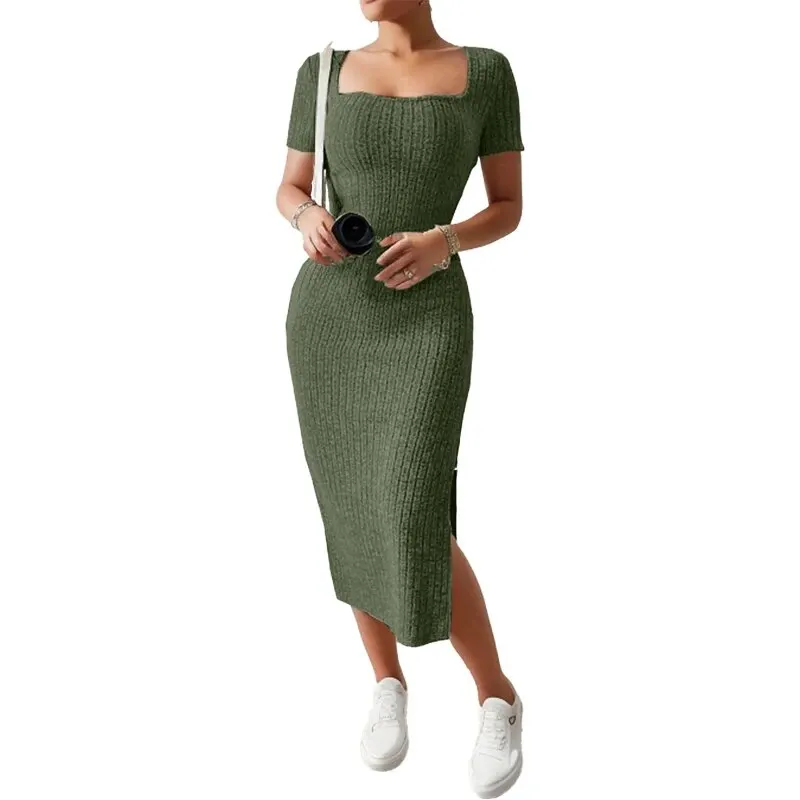 Versatile Knit HipHugging Dress - Image 12