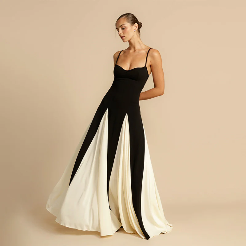 NAREE Two-Tone Maxi Dress - Image 6