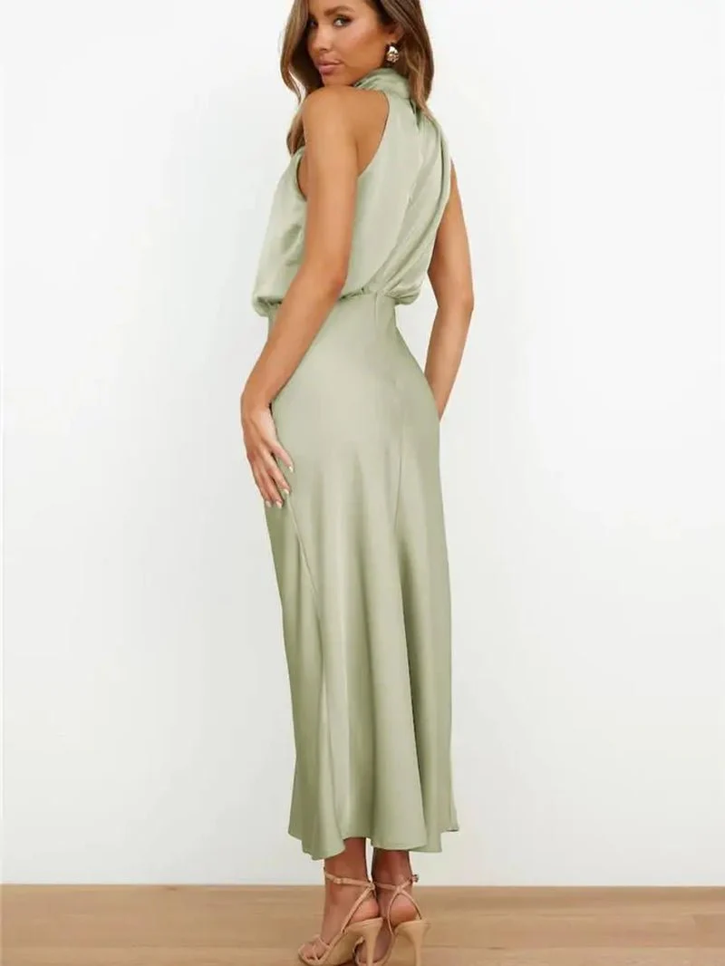 Mila Elegant Midi Dress - Image 5