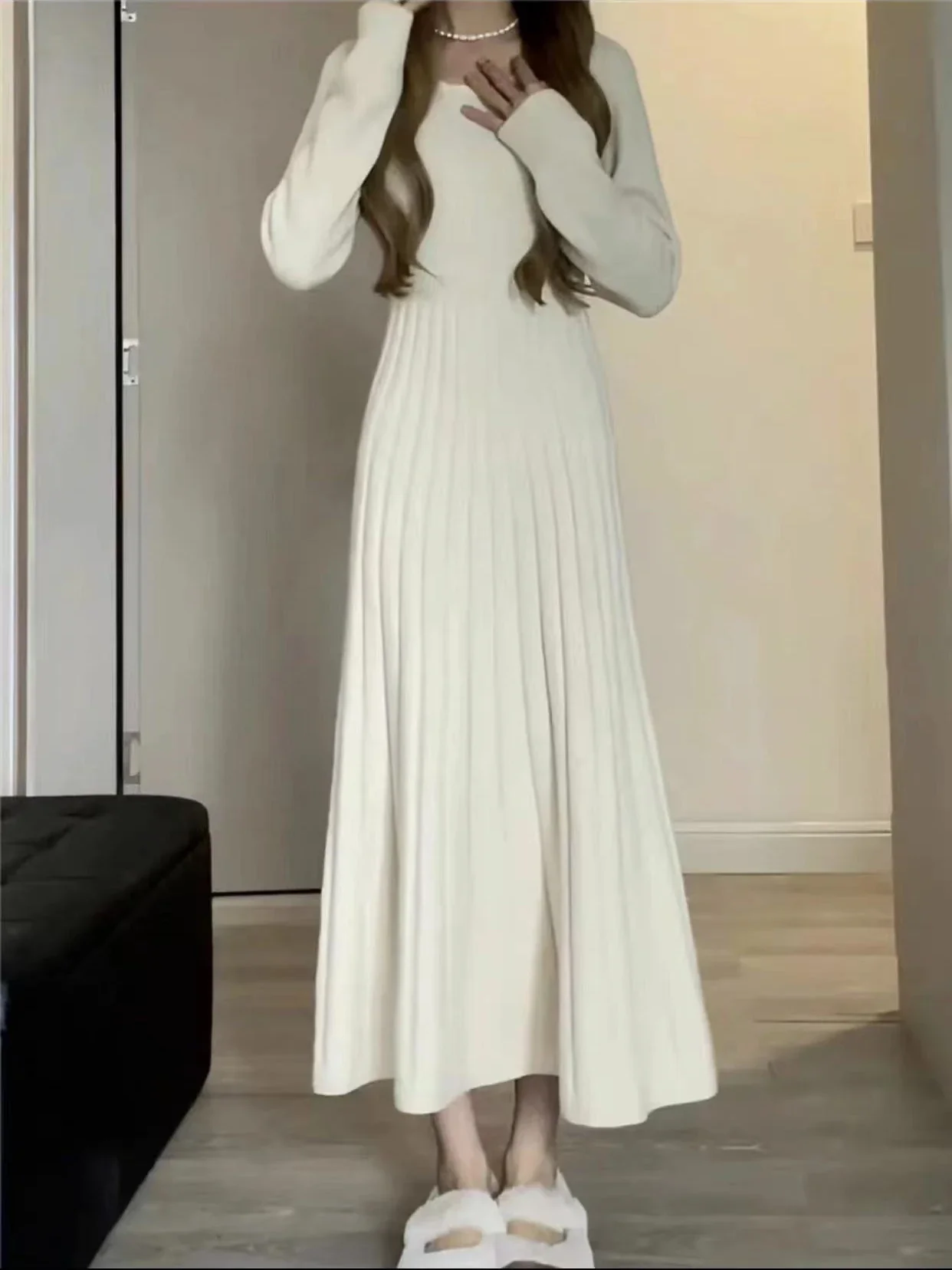 Ellen Elegant Sweater Dress - Image 4