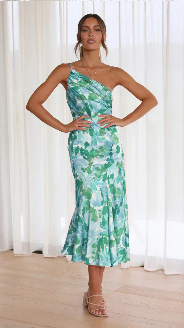 Elegant Floral Summer Midi Dress - Image 15