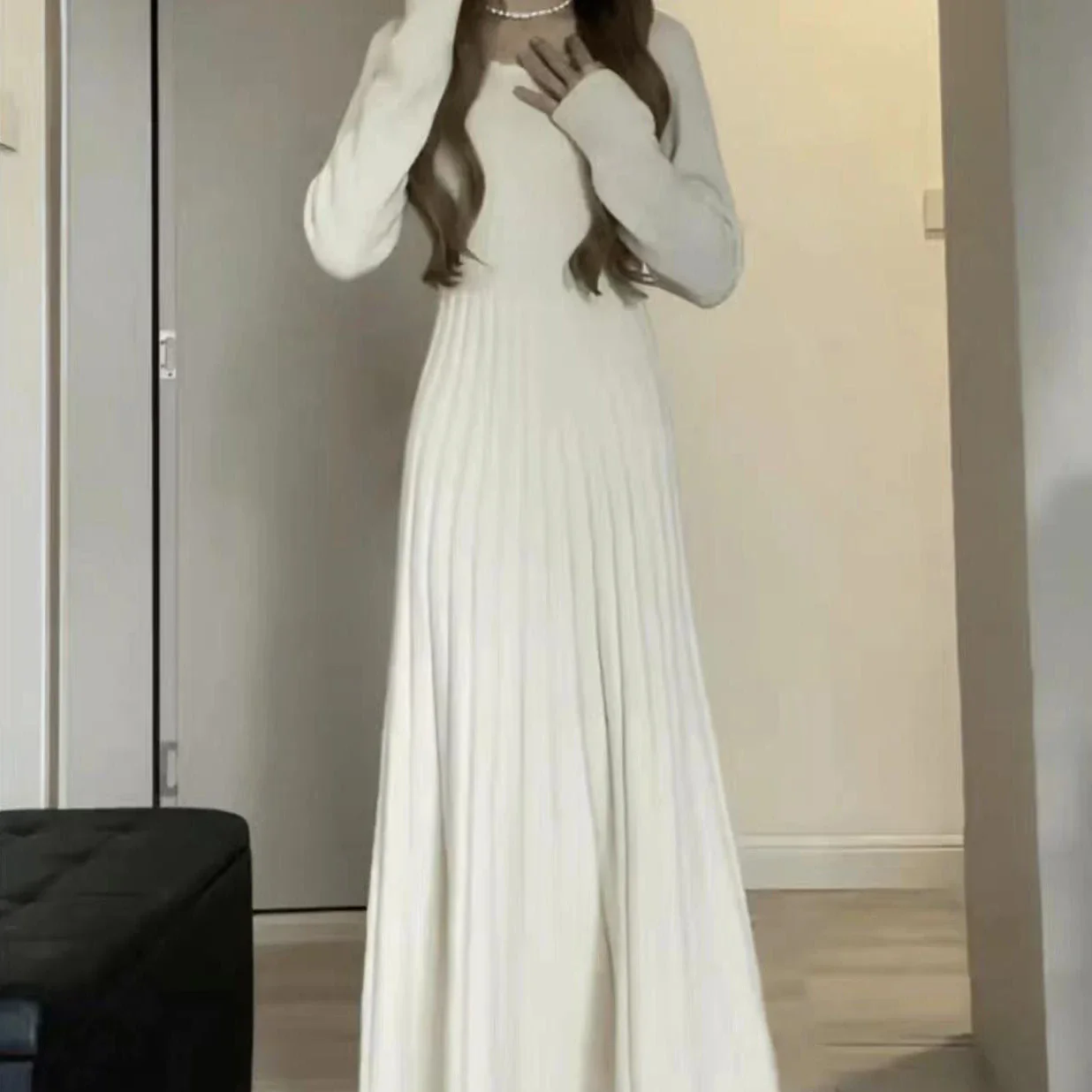 Ellen Elegant Sweater Dress - Image 3